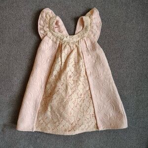Cynthia Rowley Lace Dress Baby Girl 12m Pink Easter Special Occasion Spring NWT